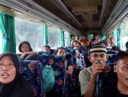 Kapolres Labuhanbatu Sewa Bus Executif untuk Pemudik Asal Provinsi Riau