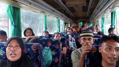 Kapolres Labuhanbatu Sewa Bus Executif untuk Pemudik Asal Provinsi Riau