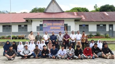 Dukung Program Kegiatan PAPPSI, Bupati Dolly Hadiri Penyerahan Donasi Bagi Pelajar SMA se-Tapsel