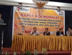Gelar Rakor Persiapan Pengawasan Pencalonan Presiden dan Legislatif, Bawaslu Bondowoso Undang 69 Panwaslucam