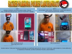 Tiga Orang Pengedar Sabu Ditangkap Sat Narkoba Polres Labuhanbatu