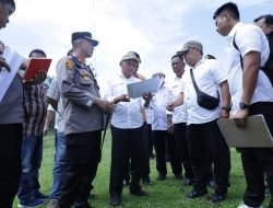 Bupati Bersama Kapolres Asahan Tinjau Lokasi Pembangunan Mapolsek Aek Kuasan