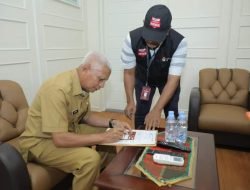 Petugas Pantarlih Lakukan Pendataan Pemilih Kepada Bupati Asahan