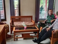 Tingkatkan Sinergitas, Bhabinkamtibmas dan Babinsa Kompak Sambangi Kantor Desa Ciparakan Pangandaran