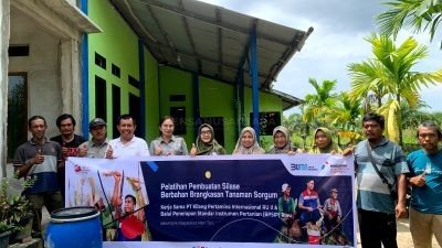 PT KPI RU Dumai Gelar Pelatihan Pakan Ternak Alternatif Dari Limbah Sorgum