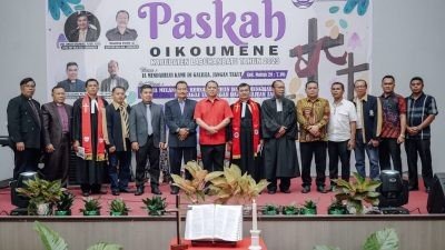 Hadiri Perayaan Paskah Oikoumene, Bupati Labuhanbatu Berharap : Kerukunan Umat Beragama Terus Terjaga