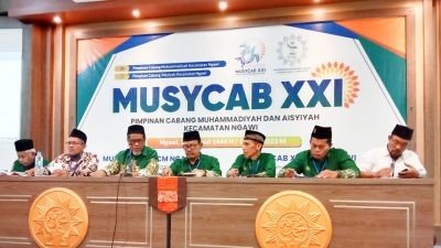 Suskes Gelar Musycab ke-21, PCM dan Aisyiyah Ngawi Hadirkan Beberapa Kader Hebat di Kepengurusan Periode 2022-2027