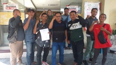 Bererapa Wartawan Surabaya Adukan Konten Bos Mafia Gedang ke Polres Tanjung Perak