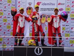 Pebalap Astra Honda Kembali Kuasai Podium, Indonesia Raya Berkumandang di Balapan Asia