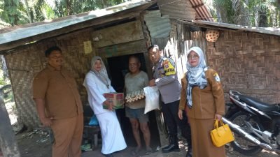Peduli Warga Binaannya, Bripka Didik Irawan Berikan Paket Sembako