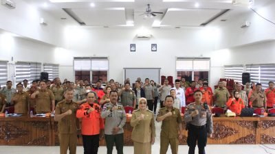 Wakil Bupati Labuhanbatu Hadir Rapat Secara langsung Bersama BPBD Sumut