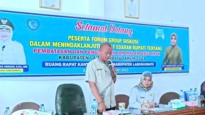 Asisten I Buka FGD Dalam Tindak Lanjuti Surat Edaran Bupati Labuhanbatu