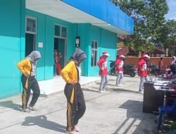 Sambut HUT Kabupaten Kaur ke-20, Puskesmas Mentiring Gelar Lomba Senam Sehat Antar Desa
