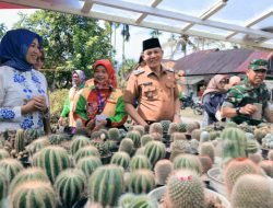 Wabup Sabar AS Buka Festival Tanaman Hias, Ketua TP PKK Pasaman Puji Bunga Kaktus dan Bougenville Masyarakat Bonjol