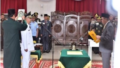 Gubernur Riau Syamsuar Resmi Lantik Muhammad Firdaus Sebagai Pj Bupati Kampar Selama 1 Tahun Kedepan