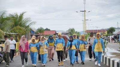 Ketua PKK Pulau Taliabu Kunjungi ke Rumah Sasaran Stunting