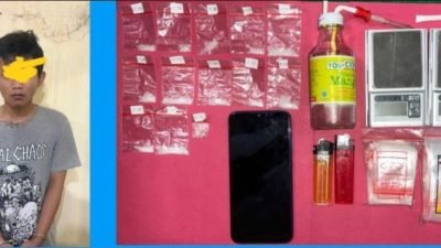 Polres Kediri Kota Ringkus Kurir Sabu, Beroprasi Baru Satu Bulan