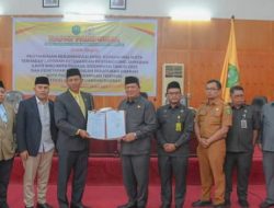 Wali Kota Padang Sidempuan Terima Rekomendasi Terkait LKPJ 2022 dan Ranperda Tentang Pengelolaan Keuangan Daerah