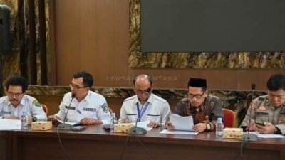 Sekda Dalimunthe Pimpin Rapat Persiapan Pemberangkatan Jemaah Haji Kota Padang Sidempuan Tahun 2023