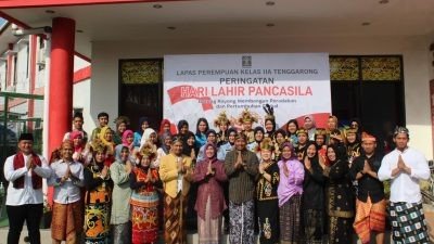Lapas Perempuan Kelas IIA Tenggarong Peringati Hari Lahir Pancasila Tahun 2023