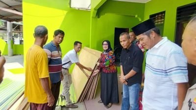 Wabup Labuhanbatu Kunjungi Korban Angin Puting Beliung di Dusun Bandar Gula