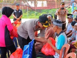 Polres Tanggamus Gelar Baksos HUT Bhayangkara ke-77 di Pekon Kalirejo