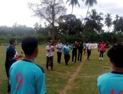 Support Generasi Muda, Wali Nagari Bahagia Pasaman Buka Turnamen Bola Kaki Mini