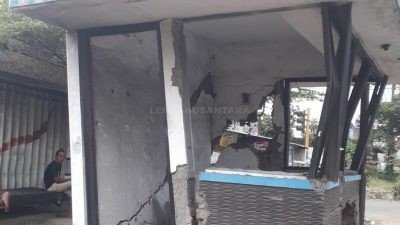 Pos Pantau Milik Dishub Jember Nyaris Ambruk, Kadishub : Karena Efesiensi Anggaran Jadi Ditunda