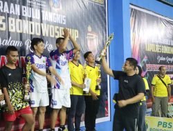 AKBP Bimo Ariyanto Menutup Turnamen Bulu Tangkis Kapolres Cup Bondowoso