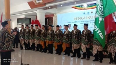 Bupati Ngawi Hadiri Pengukuhan PD Muhammadiyah dan Aisyiyah Periode 2022-2027