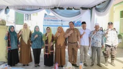 Wali Kota Padangsidimpuan Dampingi TP PKK Provsu Monitoring Kelurahan Wek IV Binaan UP2K