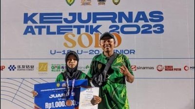 Siti Frisda Atlet Bojonegoro Raih Podium di Kejurnas Atletik 2023