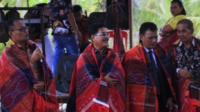 Kepala Bappeda Labuhanbatu Hadiri Kegiatan Pembangunan Gereja HKBP Jetun