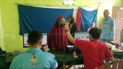 Pekan Taklim 2023, Ponpes Nurul Ulum Umar Zayyadi Gandeng Disdukcapil Pamekasan Lakukan Perekaman e-KTP Gratis