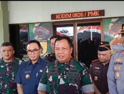 Pangdam V/Brawijaya Kunjungan Kerja ke Kodim 0826/Pamekasan, Ini yang Disampaikan Farid Makruf