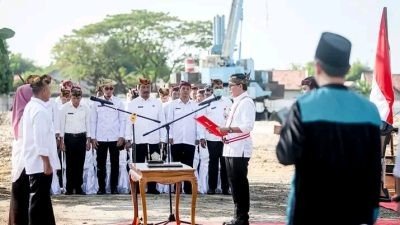 Bupati Pamekasan Lantik 176 Pejabat di Lahan Pembangunan Pasar Kolpajung