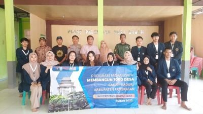 Babinsa Desa Gagah Pamekasan Dukung Program MMD Universitas Brawijaya Malang
