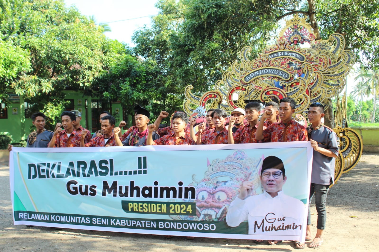 Relawan Komunitas Seni Kabupaten Bondowoso