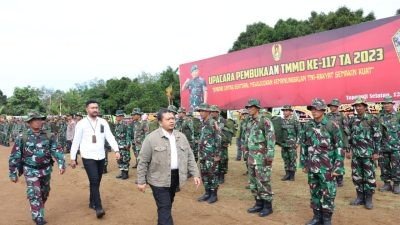 Bupati Dolly Sambut Baik Kegiatan TMMD ke-117 di Tapsel