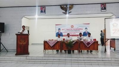 Gelar Pendidikan Politik dan Konsolidasi, Ketua DPC Partai Gerindra Banjarnegara : Sebelum DCT Bacaleg Bisa Berubah
