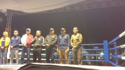 Satpol PP Ngawi dan Bea Cukai Madiun Adakan Even Tinju Amatir se-Jawa Timur untuk Sosialisasi Rokok Ilegal Kepada Masyarakat