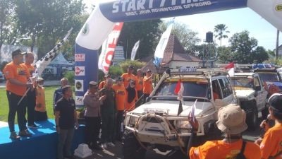 Bupati Sampang Lepas Langsung Peserta East Java Adventure Offroad 2023