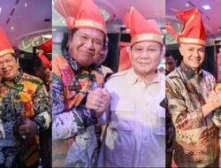 Rakernas Apeksi XVI di Makassar, Wali Kota Padangsidimpuan Berkesempatan Foto Bersama Tiga Bacapres Pemilu 2024