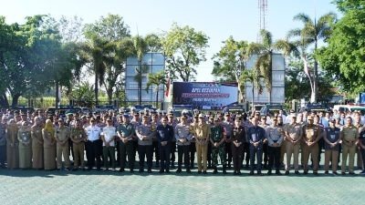 Polres Magetan Laksanakan Apel Gelar Pasukan, Kesiapan Pengamanan Malam 1 Suro 2023