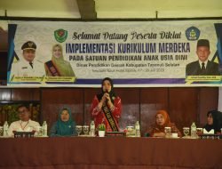 Ketua TP PKK Tapsel Ajak Seluruh Bunda PAUD untuk Bersama-sama Lakukan Perubahan