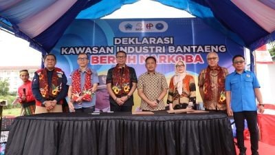 Bupati Bantaeng Ilham Azikin Ajak Pekerja di KIBa Bersih Narkoba Agar Tetap Produktif