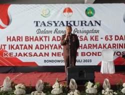 Hari Bhkati Adhyaksa ke-63, Kajari Bondowoso Komitmen Berantas Korupsi di Bumi Kironggo