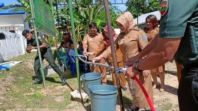 Wakil Bupati Labuhanbatu Resmikan Fasilitas Air Bersih TNI AD Manunggal