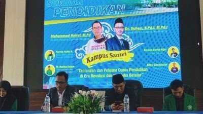 Kepala SMPN 1 Curahdami, Menjadi Narasumber Seminar Pendidikan di STAI At-Taqwa Bondowoso