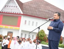 Bupati Beberkan Beberapa Pencapaian Pemkab Tapsel Saat Apel Gabungan